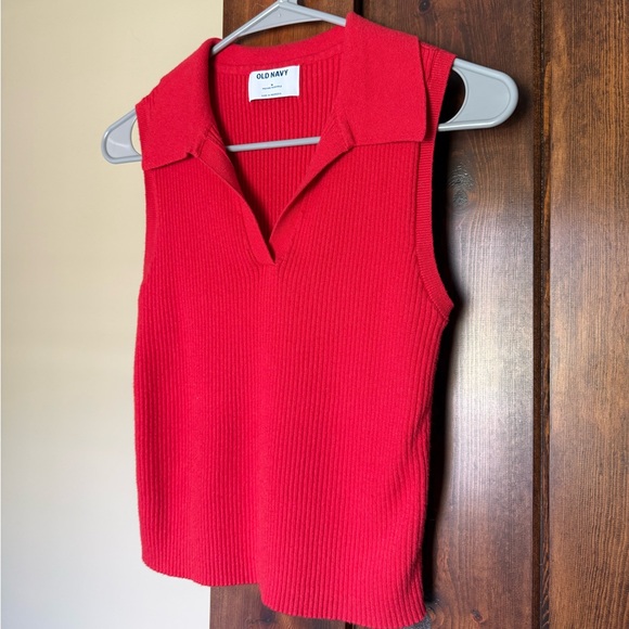 Old Navy Ribbed Collared Tank - Picture 2 of 3